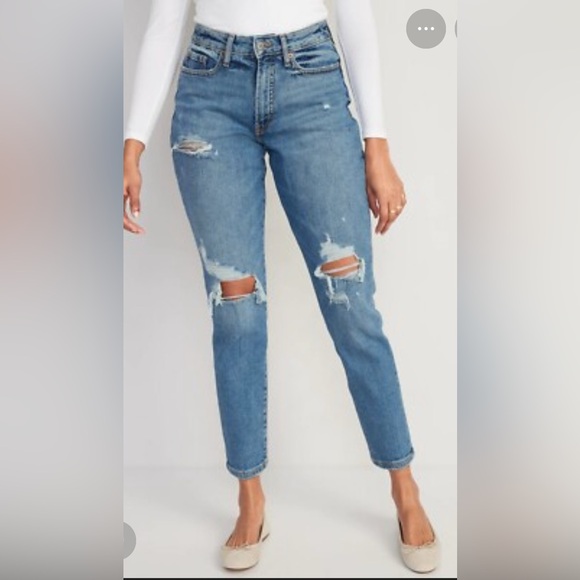 Old Navy Denim - NWOT Old Navy O.G. Straight Ripped Jeans